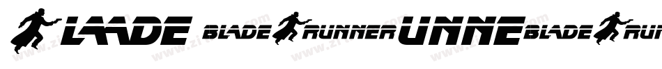 BLADE RUNNER字体转换